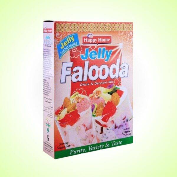 Happy Home Jelly Falooda Drink & Dessert Mix, 210g