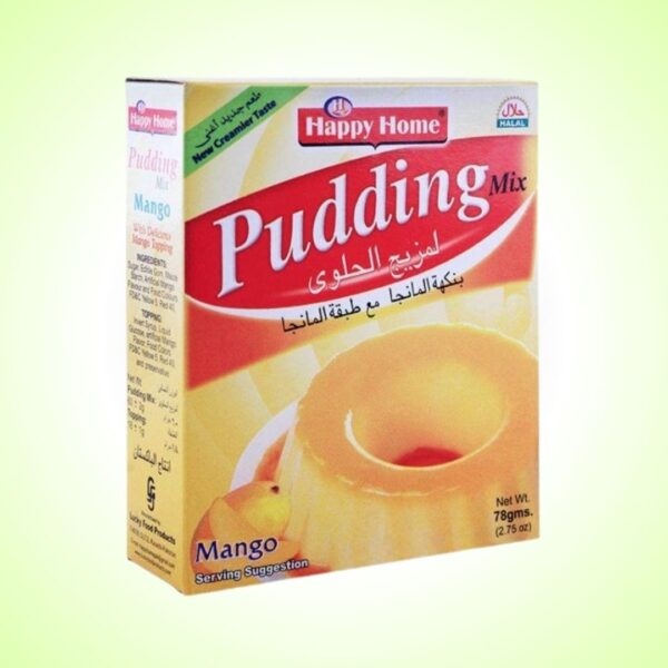 Happy Home Mango Pudding Mix, 78g