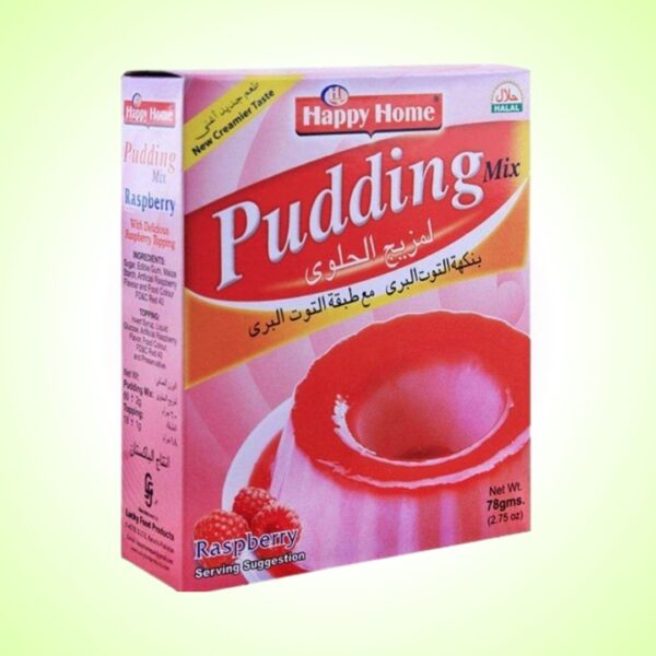 Happy Home Raspberry Pudding Mix, 78g