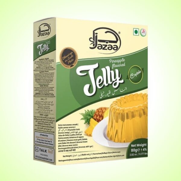 Jazaa Pineapple Flavor Jelly, 155g