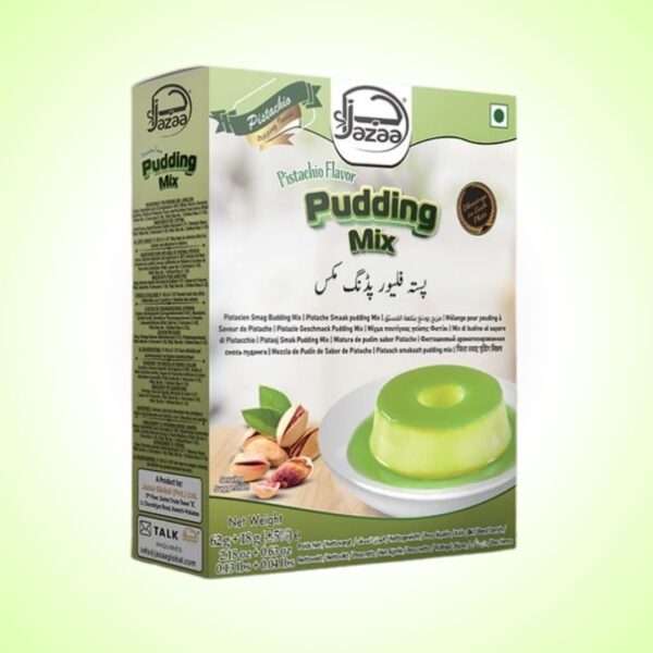 Jazaa Pistachio Pudding Mix, 155g
