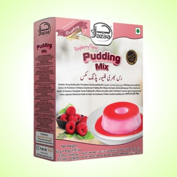 Jazaa Raspberry Pudding Mix, 80g