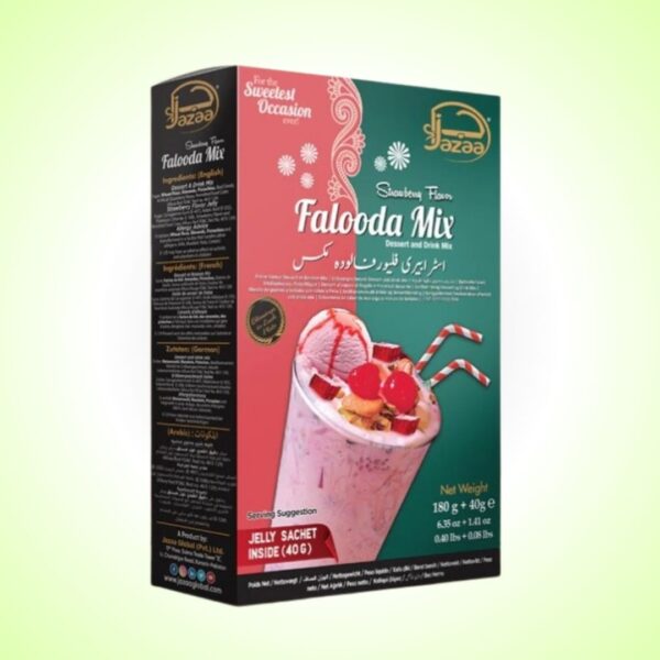 Jazaa Strawberry Flavor Falooda, 155g