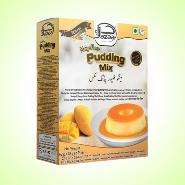 Jazaa Mango Pudding Mix, 155g