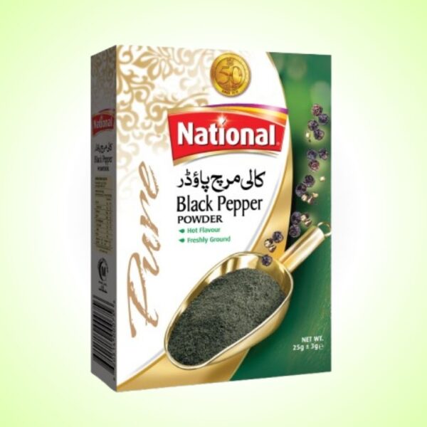 National Black Pepper (Kali Mirch) Powder, 50g